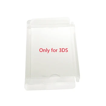 10vnt Skaidrus Aišku, Dėžutė Plastikinė PET Raštas Surinkimo Saugojimo Atveju 3DS MUMS JP Žaidimo Kortelės Spalvos Langelį