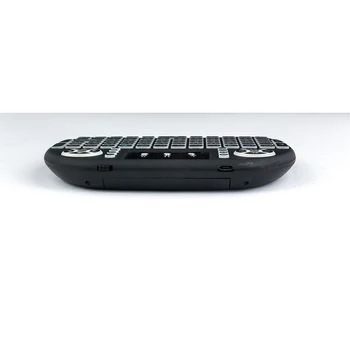 10vnt VONTAR Apšvietimas i8 anglų 2.4 GHz Wireless Keyboard Oro Pelės Touchpad Nešiojamą Apšvietimu Android TV BOX Mini PC