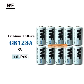 10vnt WF CR123A CR123 CR 123A 16340 Li-ion Baterija 3V Pirminės Ličio Baterija NEMOKAMAS PRISTATYMAS!