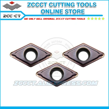 10vnt ZCC-CT tekinimo įrankis DCMT070208 -EM YBG205 ZCC staklės, pjovimo DCMT070208 nerūdijančio plieno DCMT070208-EM