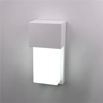 10W LED Sienų šviestuvai Lauko Vandeniui Sienos Lempos Aliuminio Šiuolaikinio Sodo Veranda Žibintai Priekinių Durų Sieniniai Šviestuvai Kambario Sienos Žiburiai BL24