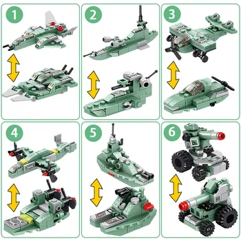 12 1 Karinių Miesto Destroyer Kovotojas Sraigtasparnis Karo Tankas Modelis Statybiniai Blokai, Plytos, Švietimo Žaislai Berniukams, Vaikų
