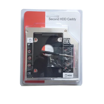 12.7 MM 2 HD HDD SSD Kietąjį Diską Caddy Lenovo IdeaPad B550 B560 B570 B575 B580 B590 Z560 Z565 (Dovanų Optinis įrenginys bezel)