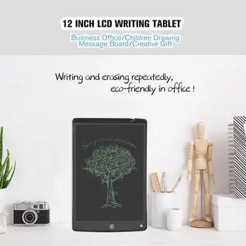 12 Colių LCD Raštu Tabletė Skaitmeninio Piešimo Tablet Rašysenos Pagalvėlės Nešiojamųjų Elektroninių Tablet Valdybos ultra-plonas Lenta su rašikliu