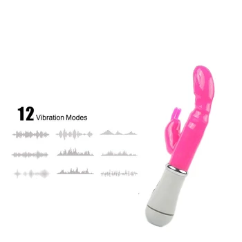 12 Greičio Stiprus Rabbit Vibratorius Klitorio Stimuliatorius G-spot Massager Sekso Žaislai Moterims, Moteriška Masturbator Suaugusiems