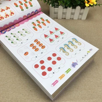 12 Knygų/nustato Vaikų To ir Atimties Matematikos Mokymosi Kinų Simbolių Smūgių Rašto Pratybų sąsiuvinis
