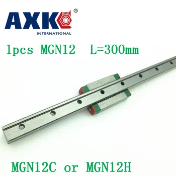 12mm Linijinis Vadovas Mgn12 L= 300mm Linijinis Geležinkelių Būdas + Mgn12c Ar Mgn12h Ilgai Linijinis Vežimas, Cnc X Y Z Ašis