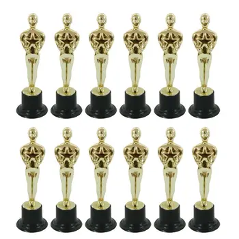 12Pcs Oskaras Statuette Pelėsių, Apdovanoti Nugalėtojai, Puikus Trofėjus iš Ceremonijos