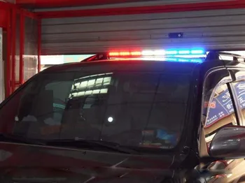 12v Automobilio Led strobe šviesos juosta Policijos, Gaisrininku Pagalbos flash lempa Offroad vairuotojo įspėjimo švyturys šviesos ruože Pavojingumo Atsargiai šviesos