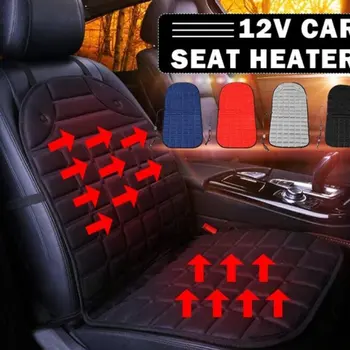 12V Automobilio Žiemą-vietė Elektriniai Veidrodėliai Šildomos Sėdynės Pagalvėlės Mygtukai Padengti Žiemą Šildomos Sėdynės Pagalvėlės Vienos Sėdynės