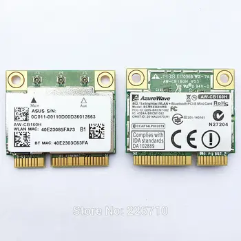 1300Mbps Mini PCI-E Kortelė Azurewave AW-CB160H 802.11 abgn/11ac WiFi+BT 