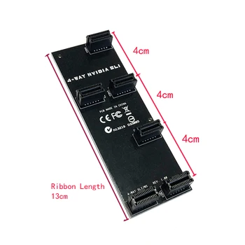 13cm 4-Way SLI Tilto Jungtis PCIe Gigabyte nVidia Vaizdo plokštės Grafinė Korta Originalios sertifikuotos SLI Jungtis