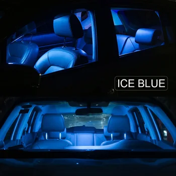 13pcs Canbus Baltas Automobilis LED Lemputės Interjero Rinkinys 2011-M. Dodge Įkroviklis Žemėlapis Dome Kamieno Licencijos Plokštės Lempos Šviesa