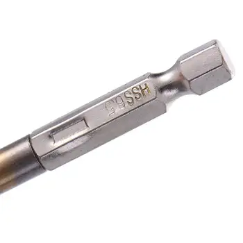 13pcs greitapjovio Plieno HSS Twist Drill Bit Padengtas Titano Grąžtų Komplektas Medienos apdirbimo Metalo Plastiko Poveikio Gręžimo Įrankiai 1.5-6.5 mm