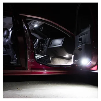 14 Lempučių Balta Interjero Canbus LED Automobilių Šviesos Rinkinys Tinka 2008-2016 2017 m. 2018 m. 2019 M. Dodge Grand Caravan Kamieno Skaityti Licencijos Lempos