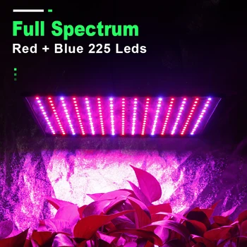 1500W LED Grow Light 1000W Led Grow Lempa Augalais ir viso Spektro Fitolampy Fitolamp Patalpų Palapinė Fito 500W 225Led Gėlių Sėklos