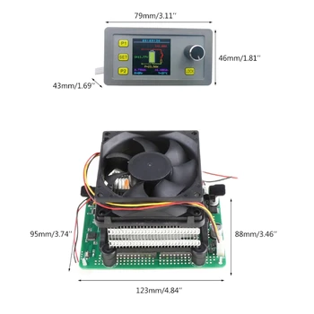 150W CC Reguliuojamas Elektroninis Apkrovos 100V 10A Baterijos Testeris Išlydžio su Modbus