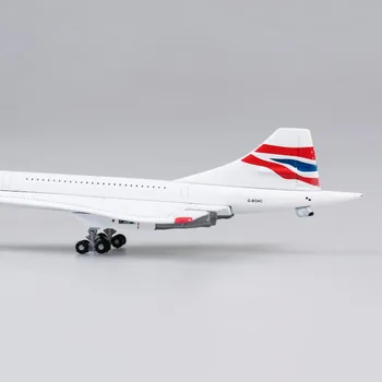 15CM Lėktuvo 1:400 Concorde Oro Britų 1976-2003 Aviakompanija modelis Diecast Lydinio lėktuvas su važiuoklės bazė Vaikai Plokštumos Žaislai