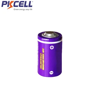 15VNT PKCELL ER14250M 3,6 V 750mah ličio baterija 1/2AA Li-SOCl2 singe naudoti baterija (Maitinimo Tipo) karinės elektronikos