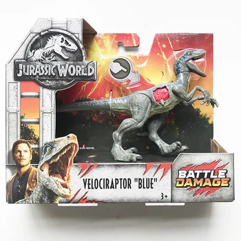 16-20cm Originalus Juros periodo Pasaulio Žaislų Ataka Pack Velociraptor Triceratopsas Dragon PVC Veiksmų Skaičius, Modelis Lėlės, Žaislai Vaikams