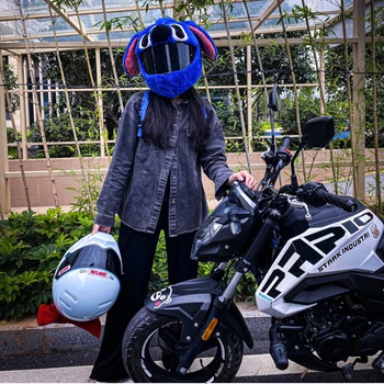17 Rūšių Šypsena Motociklo Šalmas Padengti Priedai Pilno Veido Šalmų Kasko Moto Cascos Para Capacete