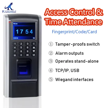 1800Capacity Biometriniai Pirštų Prieigos Kontrolės Technologija su 