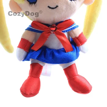 18cm Sailor Moon Pliušiniai Žaislai Lėlės Peluche Keychain pakabukas Japonijos Animacinių filmų, Anime, Kimštiniai Žaislai, Moterims, Vaikams, Gimtadienio Dovana