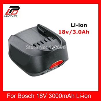 18V 3.0 Ah Li-ion elektrinių įrankių baterijų Pakeitimo Bosch PSR 18 Li-2 2607335040 2607336039