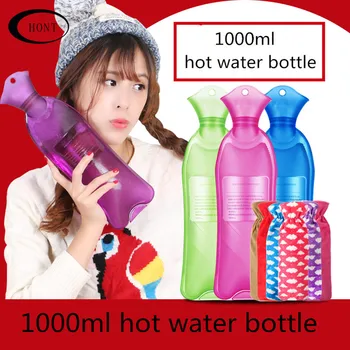 1L ilgai karšto vandens maišelį/ pvc karšto vandens butelį šiltas rankas gumos karšto vandens maišelį šilto kūno