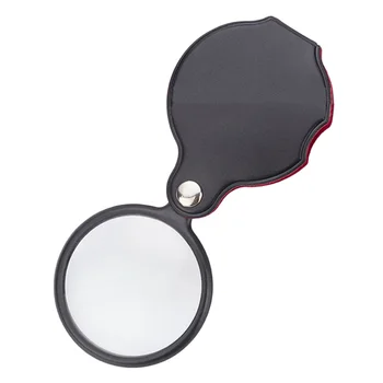 1PC 50MM 8X Mini Pocket Lankstymo Papuošalai didinamasis stiklas Didinamąjį Akių Stiklo Loupe Objektyvas