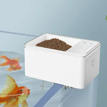 1PC 70ml Skaitmeninės Automatinio Elektros Žuvų Laikmatis Finansuojančiojo Namuose Akvariumą Maistu Šerti Nešiojamų Žuvų Finansuojančiojo Įrankiai