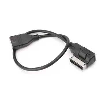 1PC AUX Žiniasklaidos Sąsaja USB Moterų Garso Adapterio Kabelį AMI Mercedes Benz Didmeninės