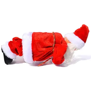 1PC Elektros Santa Claus Dainavimo Kalėdų Muzikos Kalėdos Šalis Lėlės, Papuošalai Vaikų Ir Gril Draugui, Dovanos Dropshipping