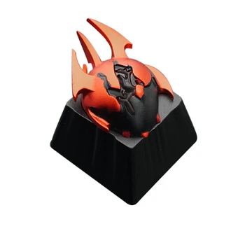 1pc ZOMO 3D Aliuminio Lydinio Pagrindiniai Bžūp Visą Metalo Mechaninės Klaviatūros Keycap Dota 2 Širdies Tarrasque Warcraft Manta Stilius