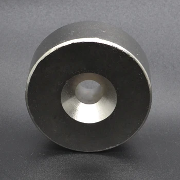 1pcs 50*20mm NdFeB Kėlimo Žiedas Magnetas Dia. 50x20 mm, su M10 Varžto Įsprausti Skylę 10 mm Neodimio Retųjų Žemių Nuolatinis Magnetas
