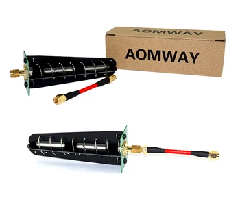 1PCS Aomway 11dbi 7 Ruožtu 5.8 GHz Spiralinės Antenos RHCP MA RP SMA priėmimo Antenos Teisę poliarizuota FPV AV Imtuvas, Antena
