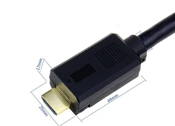 1Pcs NAUJAS HDMI Adapteris signalus Terminalo Breakout Plastikinį Dangtelį 