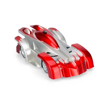 1PCs RC automobilių Nuotolinio Valdymo Laipiojimo RC Automobilis su LED Žibintai, Sukasi 360 Laipsnių Stunt Žaislai Mašina Sienos RC AUTOMOBILIŲ Berniukas Kalėdų dovana