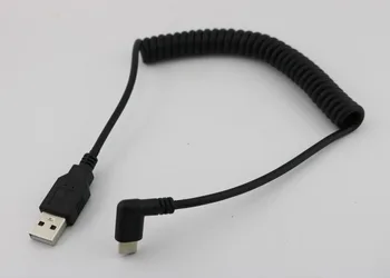 1pcs Spirale Susukti USB 3.1 C-Type Male Kampu USB 2.0 A Male Plug Įkrovimo Adapterio Kabelis Laidas 1,5 m 5FT