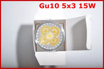 1pcs Super Šviesus 15W 12W 9W GU10 LED Lemputės Šviesa 110V, 220V Pritemdomi Led Prožektoriai Šiltai/šaltai Balta GU 10 bazinė LED downlight