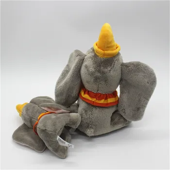 1piece aukštos kokybės Dumbo Pliušinis Animacinių filmų Žaislai, Pilka skraidymas Dramblys Pav Įdaryti Pliušas Gyvūnams, Minkštos Lėlės Peluche