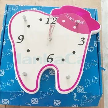 1piece Dantų Dovanos Sienos kūrybos Laikrodis asmenybės Dantų Priedai, dantų formos amatų laikrodis Odontologijos Klinika, Odontologas dovanos