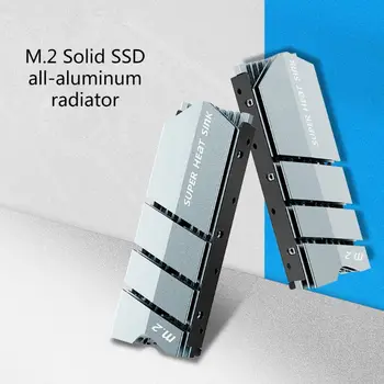 1Set M. 2 SSD NVMe už NGFF Šilumos Kriaukle Aliuminio Heatsink Šiluminę Pagalvėlę M2 2280 SSD Kietąjį Diską, KOMPIUTERIO Aušintuvas S03 20 Dropship