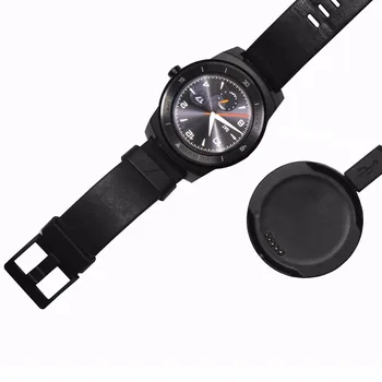 1Set Už LG G Watch gerų manierų W150 R W110 Įkrovimo Dokas Įkroviklis Laikiklio Adapteris, USB Laidas, Kompaktiškas Ir Nešiojamas Dizainas