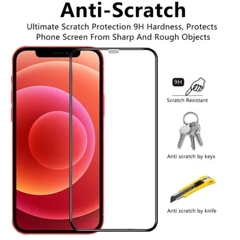 1~10 Vnt, ekrano apsaugos iphone12 pro grūdinto stiklo plėvelė iphone 12 mini apple 12pro max vaizdo kameros apsaugos iphone-12 stiklo