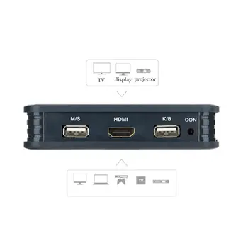 2 Port HDMI KVM Switch Box Mygtuką Switcher USB Prievadas, Skirtas Monitorius, Klaviatūra, Pele HDMI Jungiklis Mygtukas Jungiklis