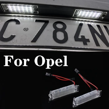 2 vnt Led Licencijos Numerį Lemputė Įspėjimo lemputė Opel Astra H J Corsa C D E Insignia vectra b A B Vectra C, Vectra B