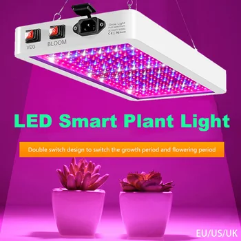 2000W LED Grow Light 312*2835 Led Lustas Vandeniui Phytolamp Augimo Lempos 265V Visą Spektrą Augalų Apšvietimas, dekoratyviniai augalai