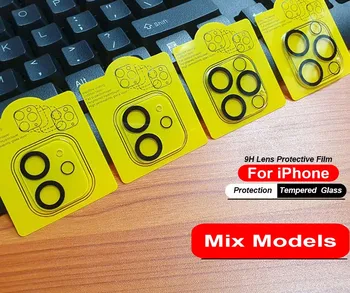 200Pcs 3D Kameros Lęšis Grūdintas Stiklas iPhone 12 Pro Max Mini Galinio vaizdo Kamera Screen Protector, iPhone 12 11 Pro Max Objektyvo Stiklas