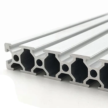 20100 Aliuminio Profilių Ekstruzijos Ilgis 100-1000mm Europos Standartą Anoduoto Linijinis Geležinkelių 